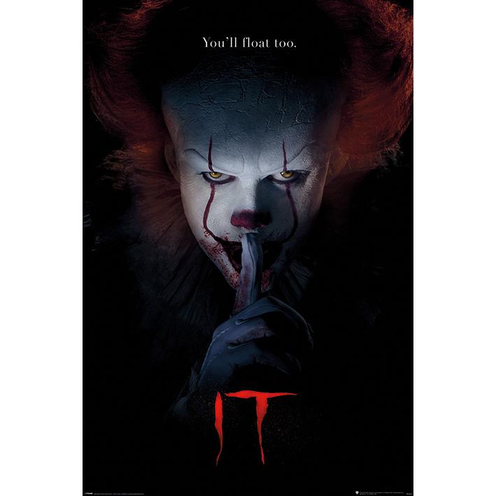 IT ペニーワイズ 映画ポスター 61cm x 91.5cm : Foursometoys - 通販
