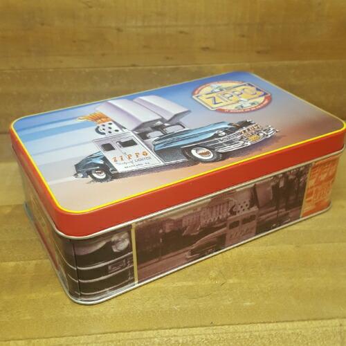 Zippo 缶ケース ブリキの小物入れ【アウトレット・非売品・レア物