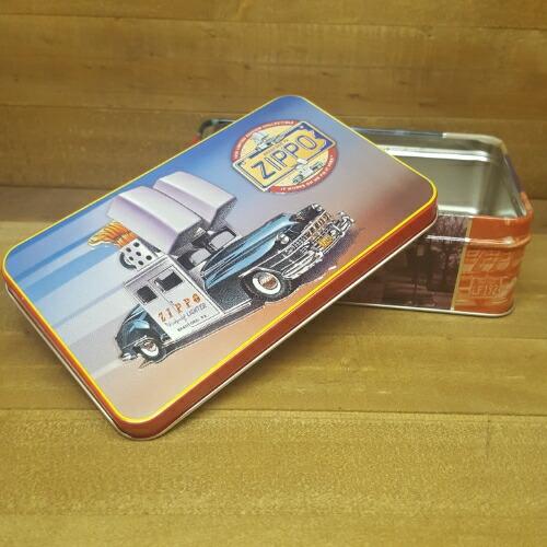 Zippo 缶ケース ブリキの小物入れ【アウトレット・非売品・レア