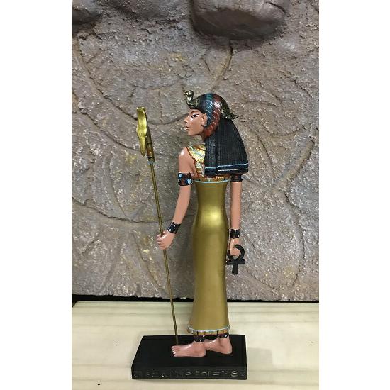 イシス神 ISIS 立像 レリーフ型【エジプシャン・置物・フィギュア