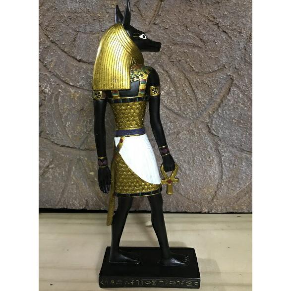 アヌビス 神 ANUBIS 立像 レリーフ型【エジプシャン・置物 アヌビス 神 ANUBIS 立像 レリーフ型【エジプシャン・置物