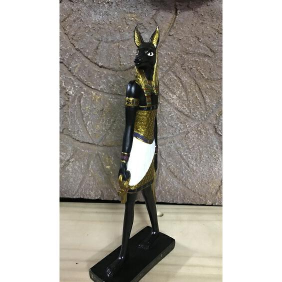 アヌビス 神 ANUBIS 立像 レリーフ型【エジプシャン・置物 アヌビス 神 ANUBIS 立像 レリーフ型【エジプシャン・置物