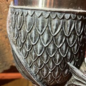 ドラゴン彫刻 金属製プレート 4枚セット ドラゴン ゴブレット YTC13144 : Foursometoys - 通販 - Yahoo