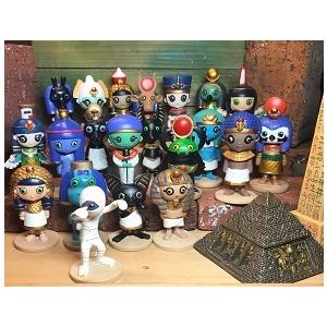 デフォルメがかわいい エジプト神達 ハトホル エジプシャン 置物