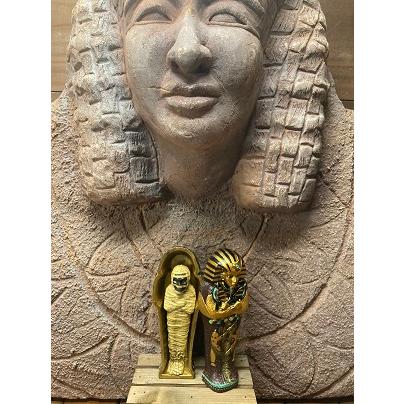 ファラオの棺 ボックス ツタンカーメン 古代エジプト 置物 小箱 フィギュア