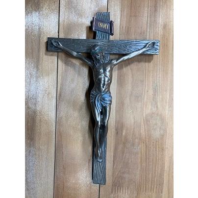 今季も再入荷キリスト 十字架像 壁掛けレリーフ メモリアル用品作成