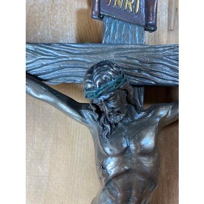 今季も再入荷キリスト 十字架像 壁掛けレリーフ メモリアル用品作成