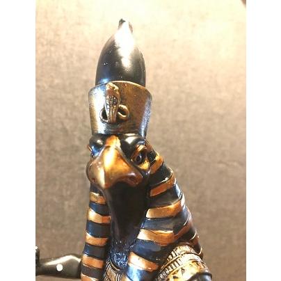エジプシャン】エジプト神話 ホルス神 レジン像【置物・古代 エジプシャン】エジプト神話 ホルス神 レジン像【置物・古代