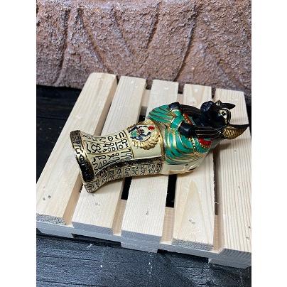 アヌビス 神 ANUBIS ミイラが収められて石棺 エジプシャン 置物