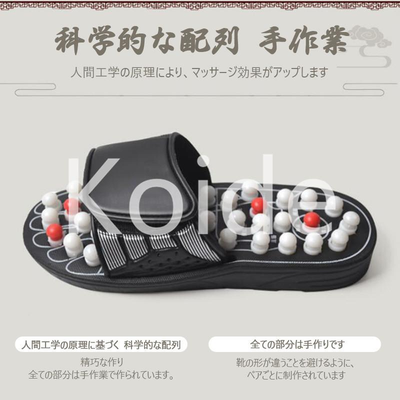マッサージスリッパ 履いて 健康 足つぼ マッサージ サンダル 小石 天然石 強力刺激 痛気持ち良い 2色 Cxsa126 フォーストア 通販 Yahoo ショッピング