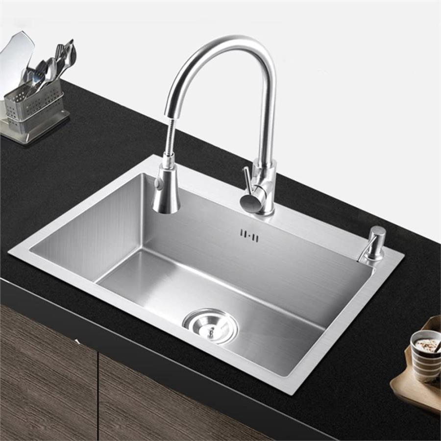 キッチンシンク 蛇口なし 台所の流し台 1槽シンク キッチン用流し台 手作りシンク ステンレス製流し台 50 45cm Wcxslt 06 フォーストア 通販 Yahoo ショッピング