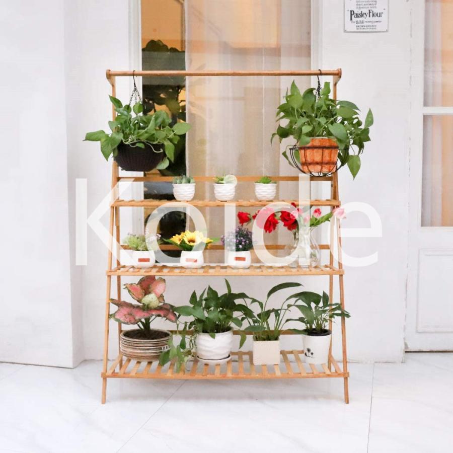 フラワースタンド 天然竹製 ガーデンラック 3段 幅70cm 100cm ハンギング 吊り下げ フラワーラック 園芸ラック 植物棚 多肉植物 棚 ベランダ 植木鉢スタンド Wcxspa01 フォーストア 通販 Yahoo ショッピング