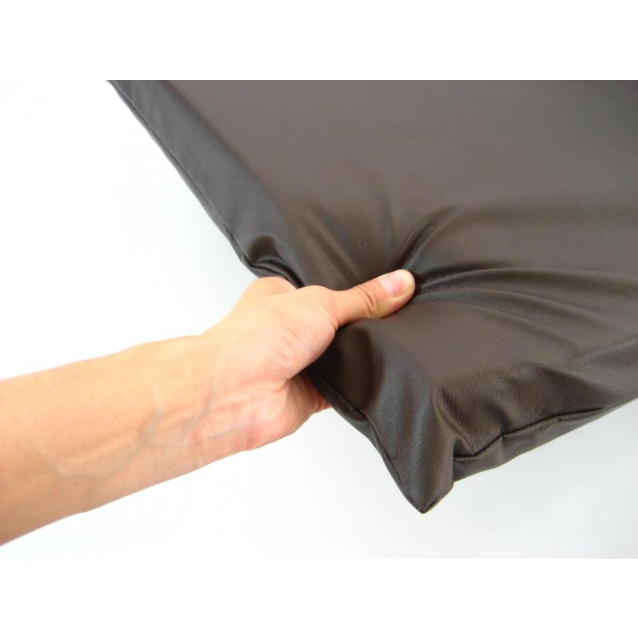 チップウレタンチップ座布団シートクッション４５角(合皮合成皮革レザー )４５×４５ｃｍ、日本製、国産、業務用、四角、おしゃれ、ソファー |  | 03