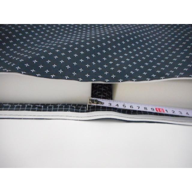 【送料無料】ウレタン長座布団(刺子織り柄)サイズ５８cm×１１０cm【撥水加工】長座布団カバー、ウレタンクッションカバー、おしゃれ、マット、やわらかめ |  | 03