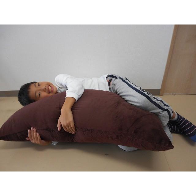 ロングクッション(マイクロシールボア無地)４５×９０cm ヌードクッション付き【圧縮してません】肉厚、日本製、国産、おしゃれ、抱き枕カバー |  | 03