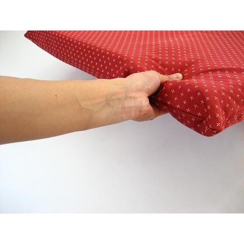 ５枚組みセットがお買い得!!ウレタン座布団５５×５９ｃｍ銘仙判サイズ(刺子織り柄)【撥水加工】 日本製、クッション座布団カバー、クッションカバー、おしゃれ |  | 03