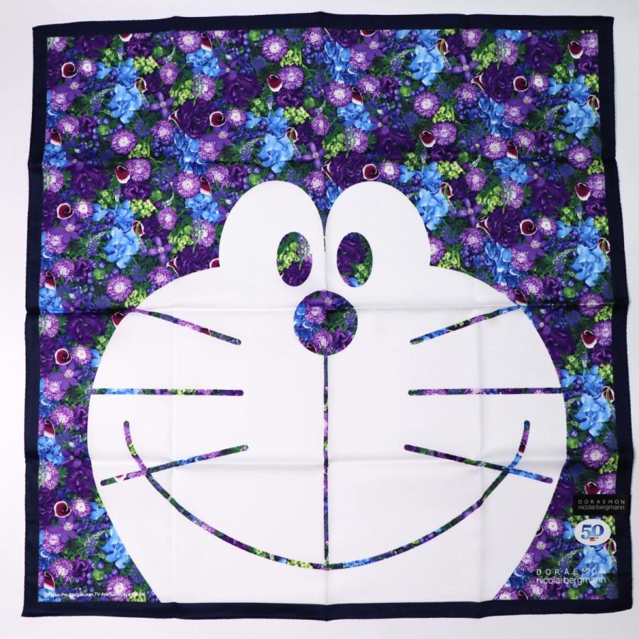 ニコライバーグマン ドラえもん コラボレーション ハンカチ パープル 花柄 Nicolai Bergmann Doraemon Y Fox4storeヤフー店 通販 Yahoo ショッピング
