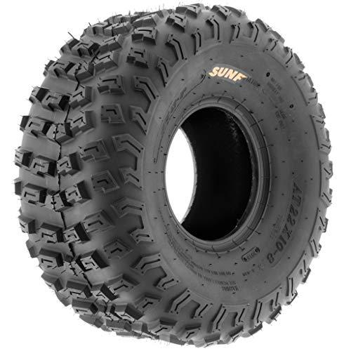 SunF 22 x 10-8 22 x 10 x 8 Knobby ATV UTV Tire 6 PR A 030-SET of 4 外装、ボディパーツ