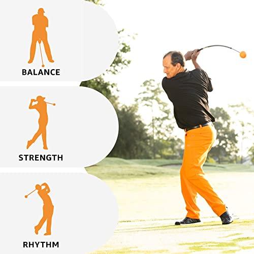 ソースコード Orange Whip Golf Swing Trainer Aid-リズム・柔軟性・バランス・テンポ・強度アップ用-フルサイズ47インチ*アメリカ製*