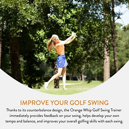 ソースコード Orange Whip Golf Swing Trainer Aid-リズム・柔軟性・バランス・テンポ・強度アップ用-フルサイズ47インチ*アメリカ製*