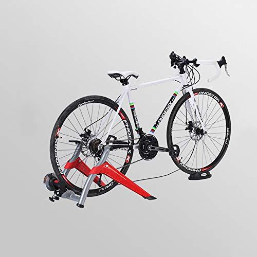 日本買取 室内自転車教習練習台車輪抵抗固定式前輪ブロック付*%赤