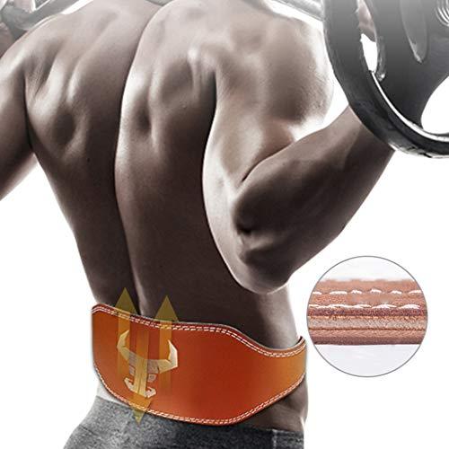 FSJKZXフィットネスベルトジムプロフェッショナルウエイトトレーニングコアプロテクションレザーブラウン男子スクワットデッドリフトベンチプレス重量挙げベ スポーツ フィットネス、トレーニング OCQ1620670663(15979円)