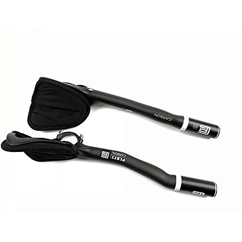 バイクエアロバーマウンテンバイク・ロードバイク用フルカーボンバイクレストハンドルバートライバー黒自転車TTハンドルバーグラバースタイルトライアスロン バイクエアロバーマウンテンバイク mm