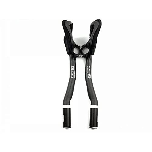 バイクエアロバーマウンテンバイク・ロードバイク用フルカーボンバイクレストハンドルバートライバー黒自転車TTハンドルバーグラバースタイルトライアスロン バイクエアロバーマウンテンバイク mm