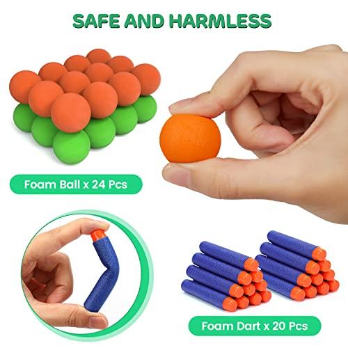 子供向けの恐竜シューティングゲーム、5 6 7 8 9 10歳の男の子向けのターゲットゲームのおもちゃ、6-8歳の子供向けの泡弾付き2 PKトイガン屋内屋外活動、5歳 子供向けの恐竜シューティングゲーム 10歳の男の子向けのターゲットゲームのおもちゃ 8歳の子供向けの泡弾付き2 PKトイガン屋内屋外活動