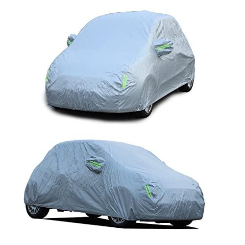 高評価！ For Fiat 500 2010-2022 Abarth 595 2014-2022 Custom-Fit All Weather Waterproof Automobiles Indoor Outdoor Snow Rain Dust Hail Protection Full Auto