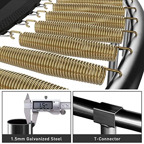 【〜6/6まで出品】 大人用ホーマタトランポリン1500 LBS重量容量14 FTギャップなしバスケットボールフープ付きレクリエーショナルトランポリン全面亜鉛メッキ防錆コーティング 【YWU1487362472】(52344円)