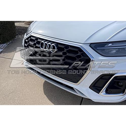 割引クーポンセール 2021年~現在のAudi Q5&SQ5モデルの交換|EOS Plate Version 2フロントバンパートウフックライセンスリロケータマウントブラケットTow-596-V2 (フルサイズ)