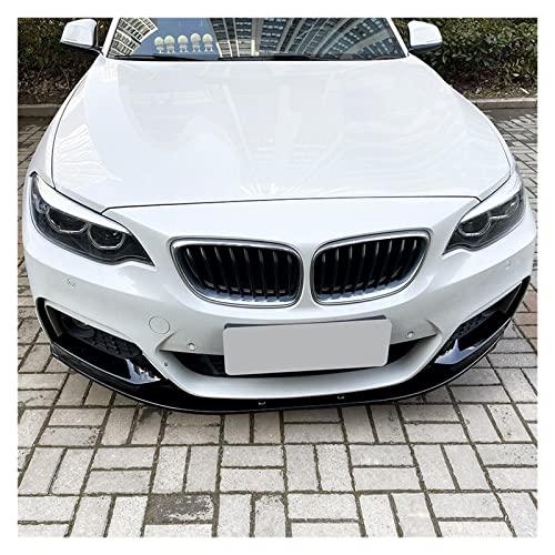 【高品質】 BMW F 22 F 23 M 235 i M 240 i Sport 2015-2019 2シリーズ対応カーフロントバンパーリップサイドスポイラースプリッターボディキットチンディフューザーガ