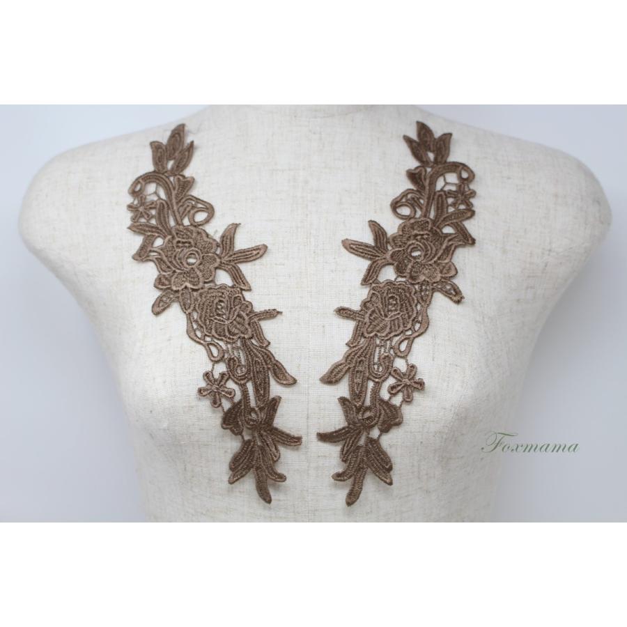 ケミカルレースモチーフ 1対 花 茶色 Mflb71brjljl Mflb71brjljl Foxmama Yahoo 店 通販 Yahoo ショッピング