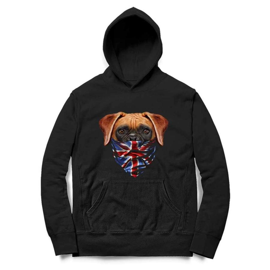 【ボクサー ドッグ 犬 いぬ イギリス】キッズ パーカー by Fox Republic kidshooddogbox36FOX