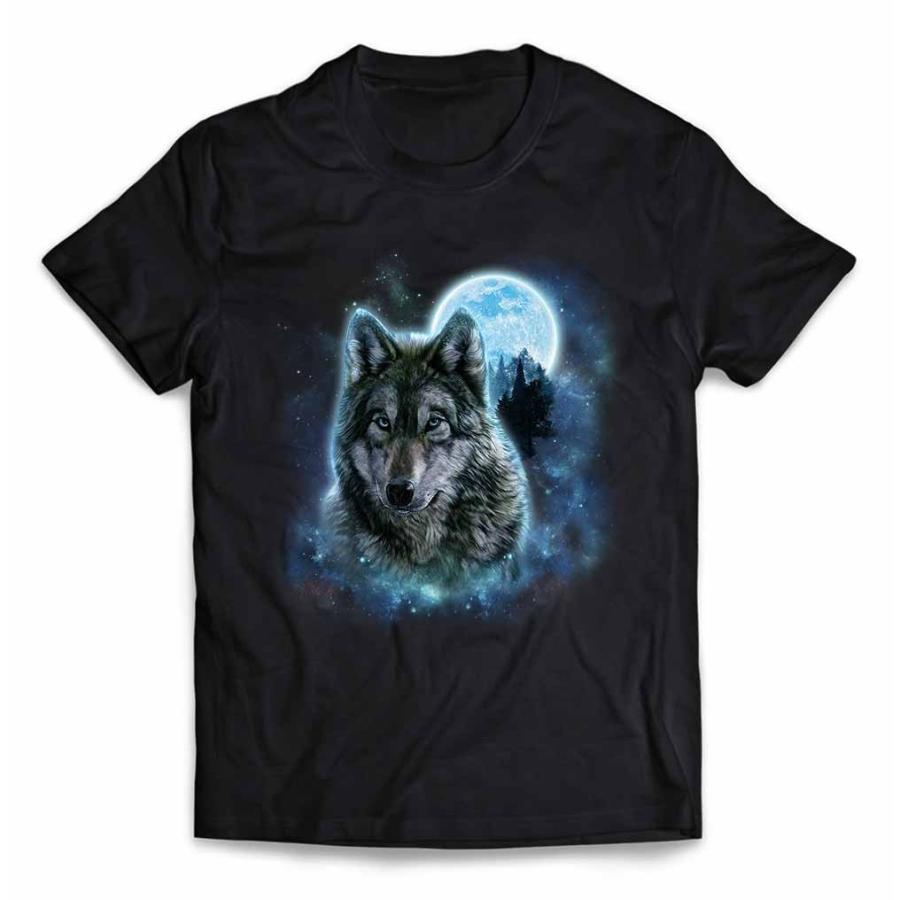 キッズ Tシャツ 半袖 月 と オオカミ 狼 森 By Fox Republic Kids Ss Wolf9 Fox Republic 通販 Yahoo ショッピング