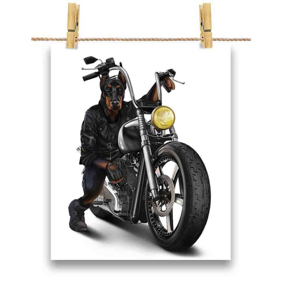 ポストカード ドーベルマン 犬 いぬ バイク バイカー By Fox Republic Postcard Biker5 Fox Republic 通販 Yahoo ショッピング