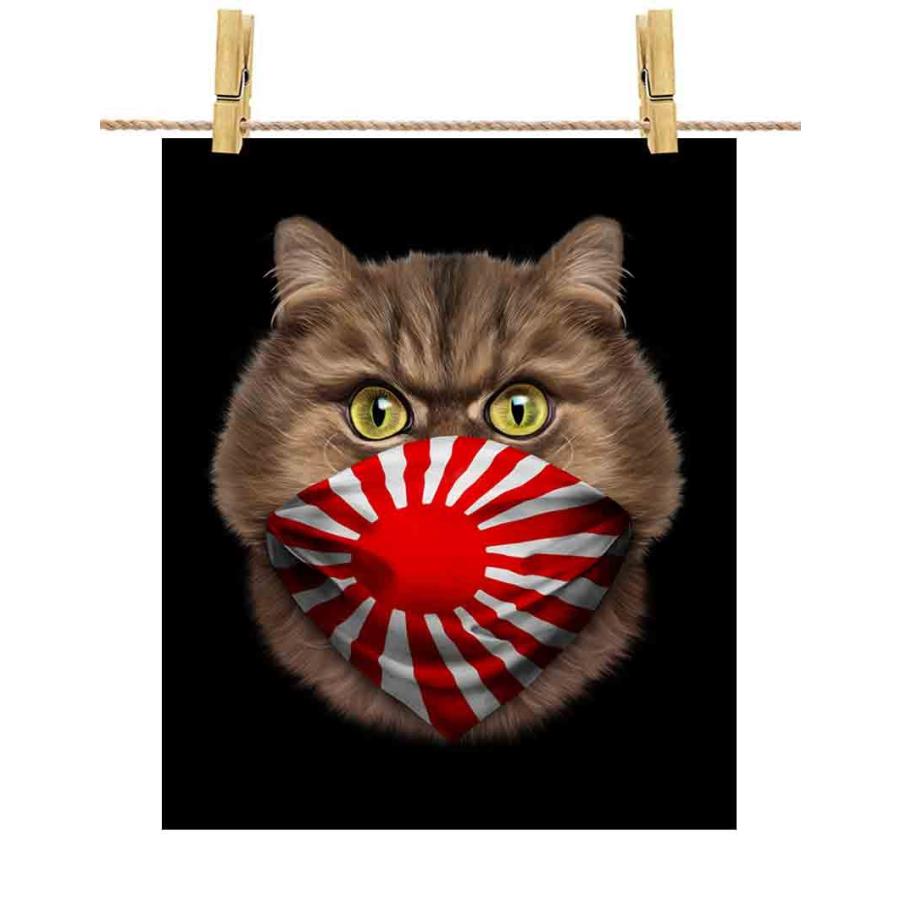 ペルシャ猫 ねこ 日本 JAPAN バンダナ】ポストカード by Fox Republic