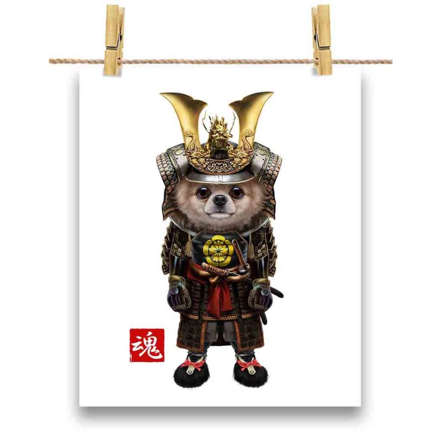 チワワ ドッグ 犬 いぬ 侍 将軍 日本 JAPAN】ポストカード by チワワ ドッグ 犬 いぬ 侍 将軍 日本 JAPAN】ポストカード by