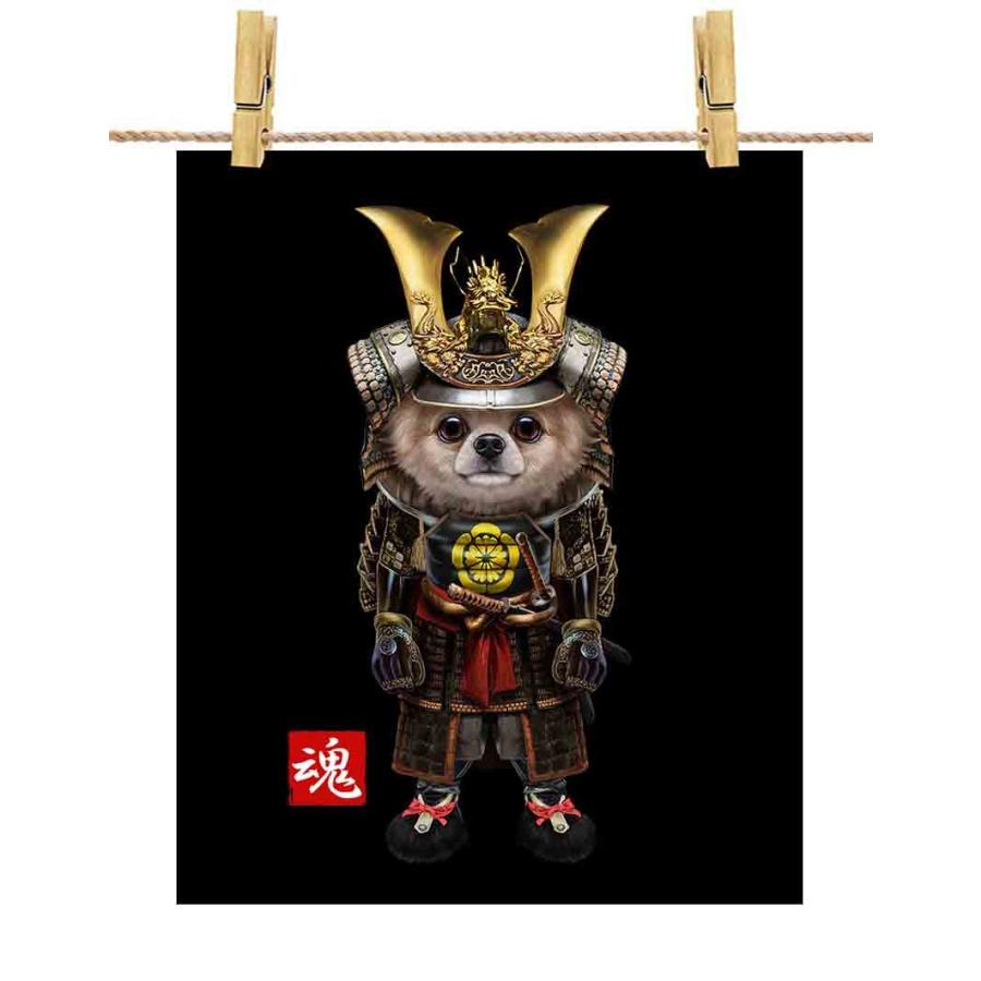 ヴィンテージ 犬 古本【チャン】 チワワ ドッグ 犬 いぬ 侍 将軍 日本 JAPAN】ポストカード by