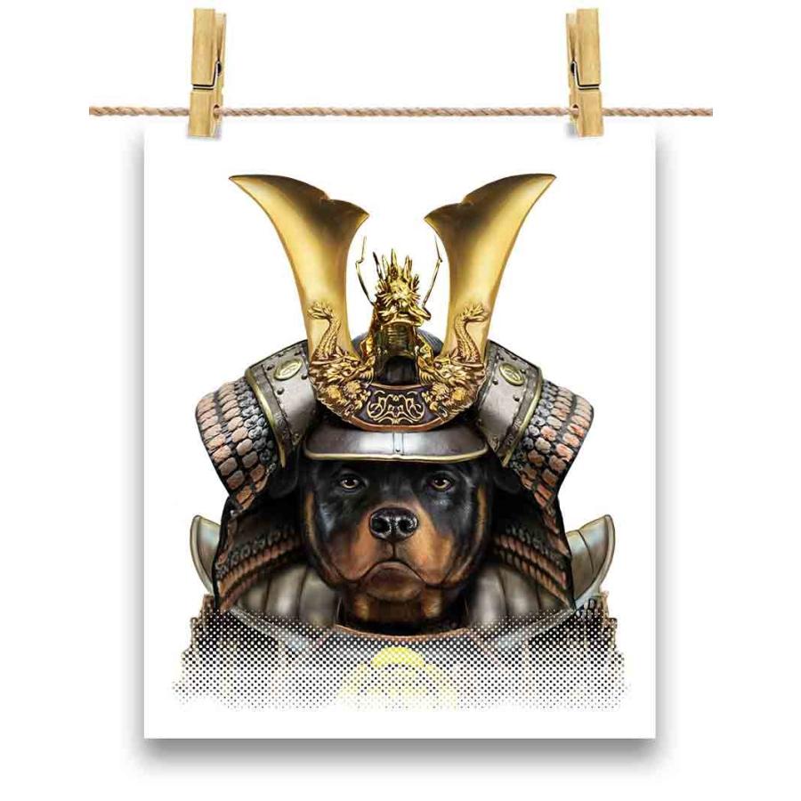 ロットワイラー ドッグ 犬 いぬ 将軍 日本 JAPAN】ポストカード