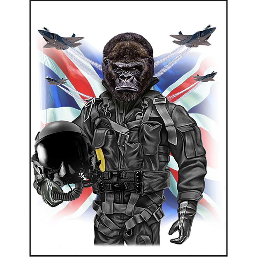 ゴリラ・アメリカンパイロット】ポストカード : FOX REPUBLIC - 通販