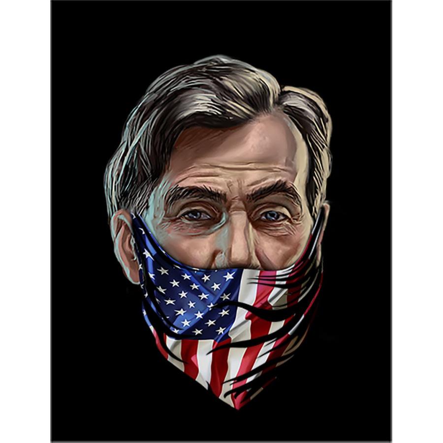 ポストカード 鉄の玉座に座る エイブラハム リンカーン大統領 by Fox