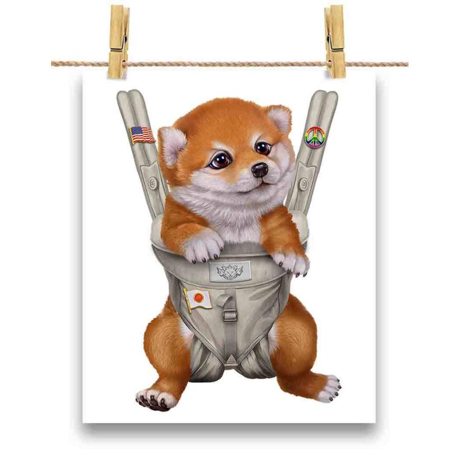 ポストカード 赤毛 柴犬 いぬ 犬 抱っこ 抱っこ紐 By Fox Republic Postcard Sling21 Fox Republic 通販 Yahoo ショッピング