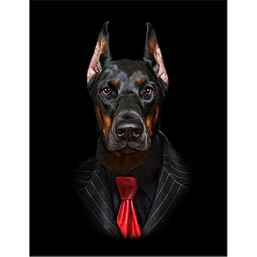 スーツを着たドーベルマン ポストカード 黒背景 Postcard Suit5 Fox Republic 通販 Yahoo ショッピング
