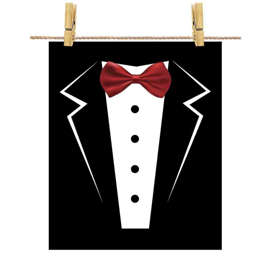 タキシード 蝶ネクタイ スーツ だまし絵 コスチューム ポスター A1サイズ By Fox Republic Poster A1 Tux8 Fox Republic 通販 Yahoo ショッピング