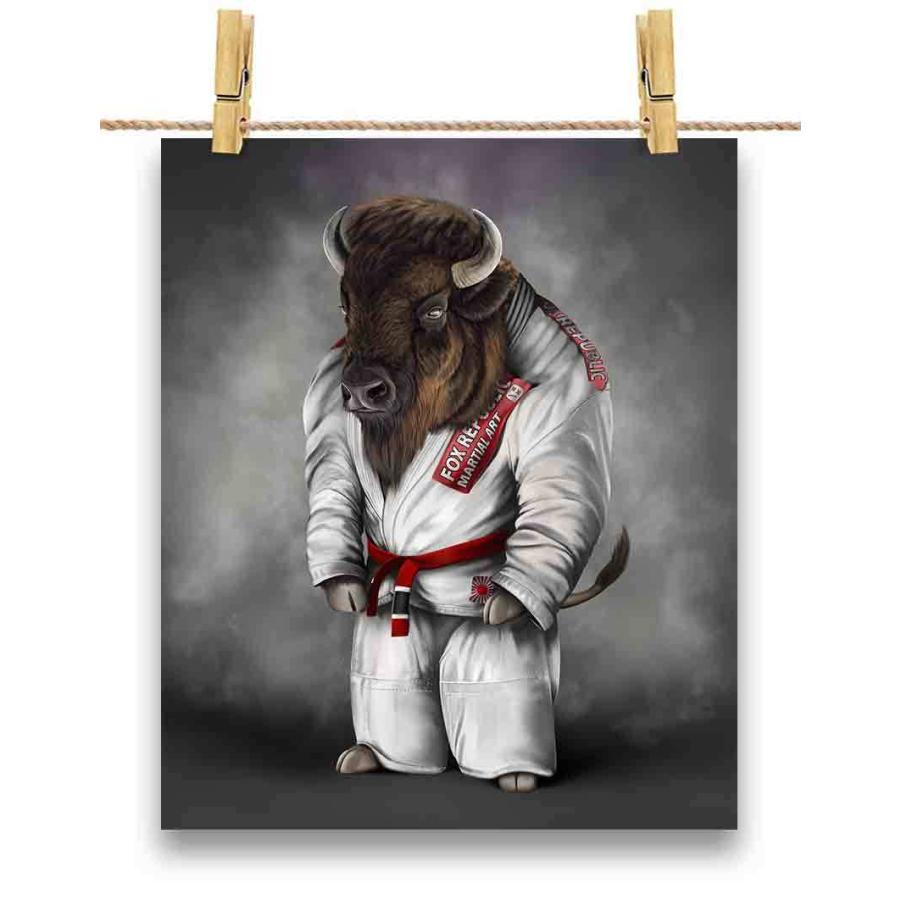 ポスター バイソン 柔道 柔道着 筋肉 筋トレ チャンピオン By Fox Republic Poster Bison Set14 Fox Republic 通販 Yahoo ショッピング