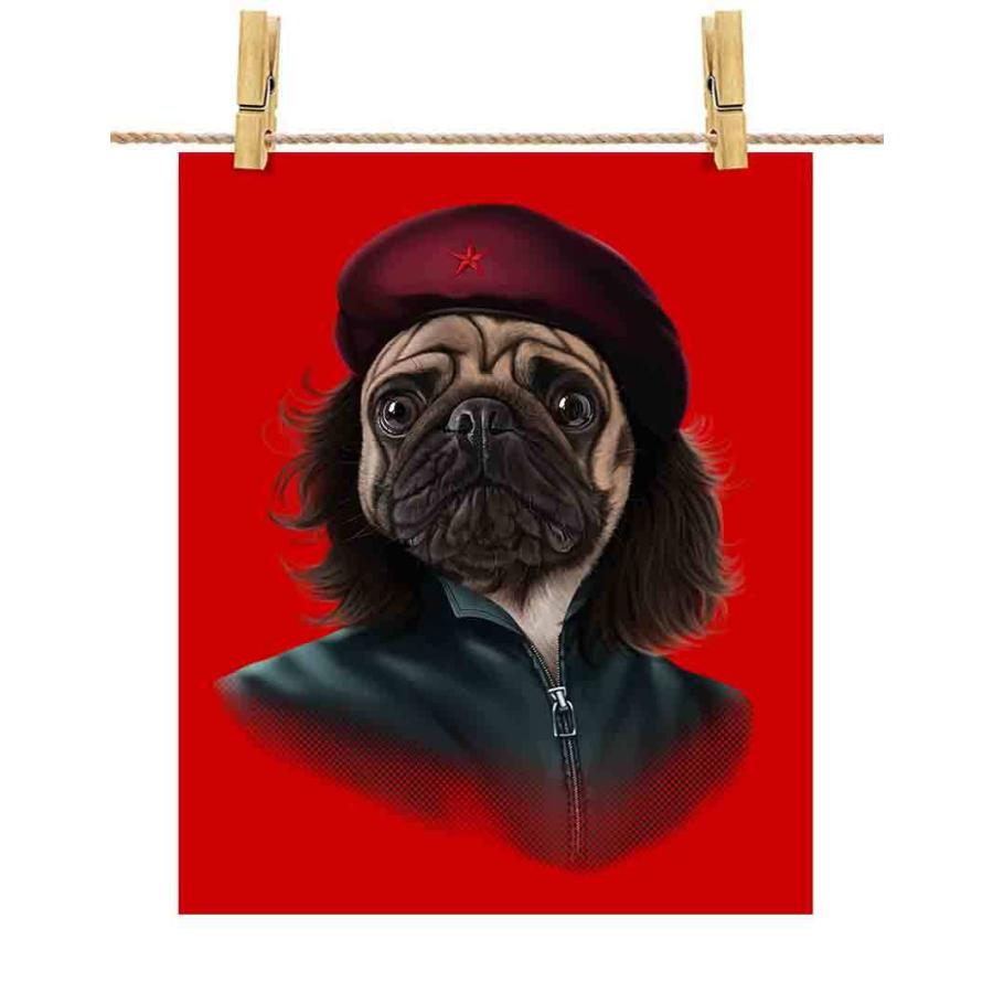 ポスター チェ ゲバラ 犬 いぬ パグ By Fox Republic Poster Che2 Fox Republic 通販 Yahoo ショッピング