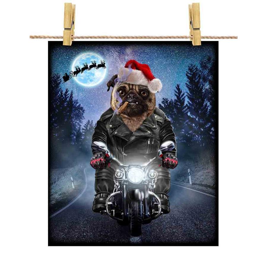 不機嫌なパグ ドッグ 犬 いぬ バイク クリスマス ポスター サイズ By Fox Republic Poster Dog Pug1 30 Fox Republic 通販 Yahoo ショッピング