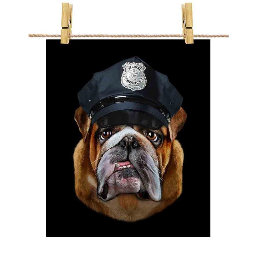 21新発 ブルドッグ 怒った ドッグ Republic Fox By ターバン ポスター A1サイズ いぬ 犬 ポスター 紙のタイプ 光沢あり 黒背景 Popshap Com